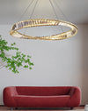 WOMO Möbius Crystal Prism Circular Chandelier-WM2191 thumbnail