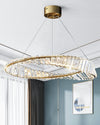 WOMO Möbius Crystal Prism Circular Chandelier-WM2191 thumbnail