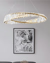 WOMO Möbius Crystal Prism Circular Chandelier-WM2191 thumbnail
