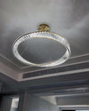 WOMO Möbius Crystal Prism Circular Chandelier-WM2191 thumbnail