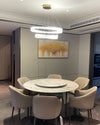 WOMO Möbius Crystal Prism Circular Chandelier-WM2191 thumbnail