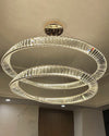 WOMO Möbius Crystal Prism Circular Chandelier-WM2191 thumbnail