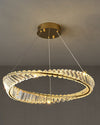 WOMO Möbius Crystal Prism Circular Chandelier-WM2191 thumbnail