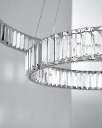 WOMO 2 Tier Circular Crystal Chandelier-WM2192
