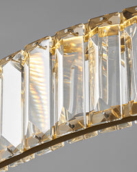 WOMO 2 Tier Circular Crystal Chandelier-WM2192