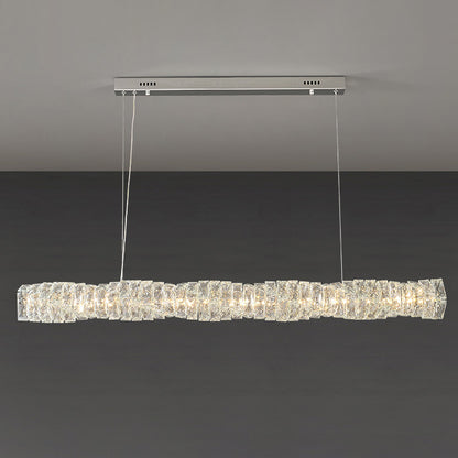 WOMO Twist Linear Crystal Chandelier-WM2193