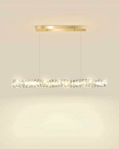 WOMO Twist Linear Crystal Chandelier-WM2193