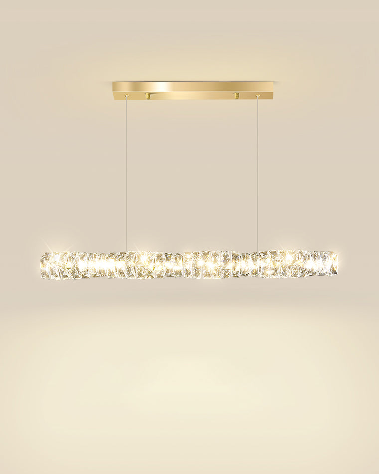 WOMO Twist Linear Crystal Chandelier-WM2193