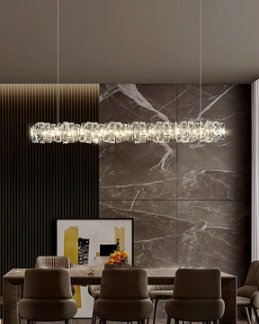 WOMO Twist Linear Crystal Chandelier-WM2193