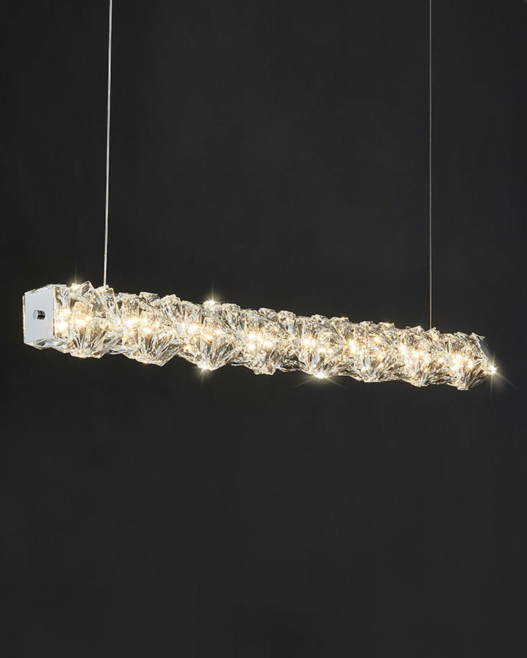 WOMO Twist Linear Crystal Chandelier-WM2193