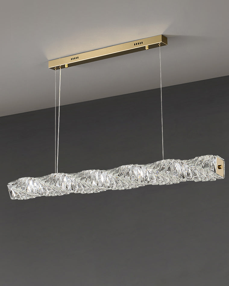 WOMO Twist Linear Crystal Chandelier-WM2193