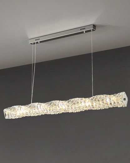 WOMO Twist Linear Crystal Chandelier-WM2193