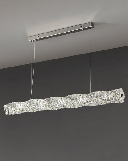 WOMO Twist Linear Crystal Chandelier-WM2193