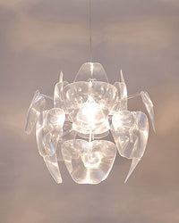 WOMO Mirrored Lucite Chandelier-WM2197