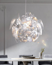 WOMO Mirrored Lucite Chandelier-WM2197