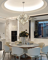 WOMO Smoked Glass Bubble Chandelier-WM2198