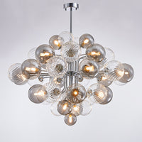 WOMO Smoked Glass Bubble Chandelier-WM2198