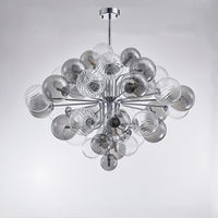 WOMO Smoked Glass Bubble Chandelier-WM2198