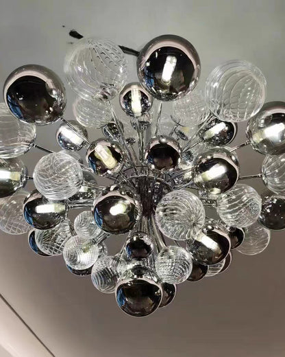 WOMO Smoked Glass Bubble Chandelier-WM2198