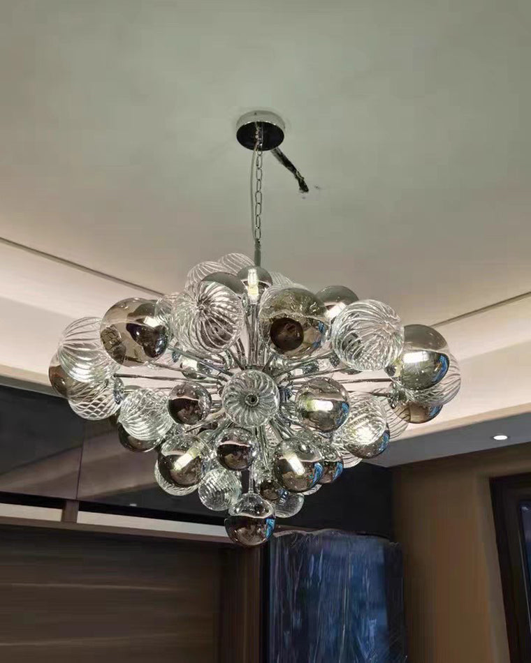 WOMO Smoked Glass Bubble Chandelier-WM2198