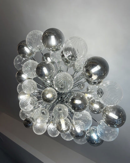 WOMO Smoked Glass Bubble Chandelier-WM2198