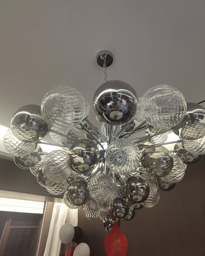 WOMO Smoked Glass Bubble Chandelier-WM2198