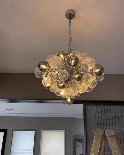 WOMO Smoked Glass Bubble Chandelier-WM2198