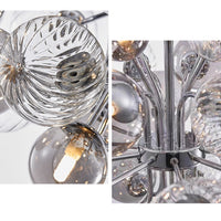 WOMO Smoked Glass Bubble Chandelier-WM2198