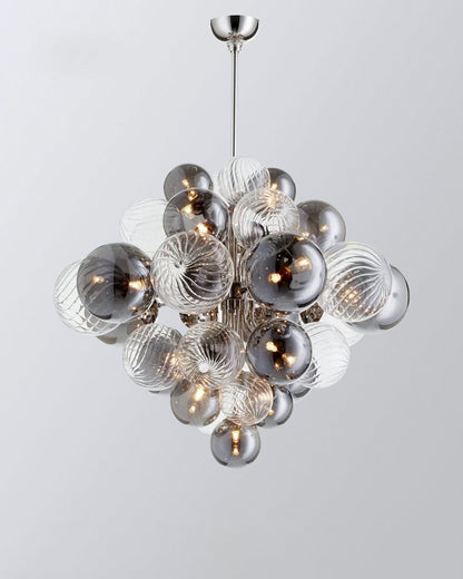 WOMO Smoked Glass Bubble Chandelier-WM2198