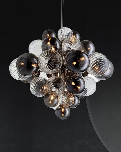 WOMO Smoked Glass Bubble Chandelier-WM2198