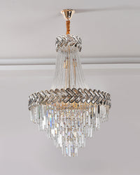 WOMO Tiered Crystal Chandelier-WM2381
