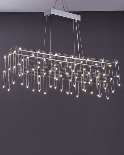 WOMO Rectangular Sculptural Chandelier-WM2200