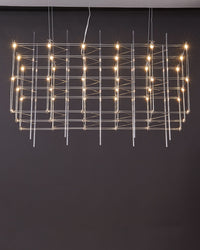 WOMO Rectangular Sculptural Chandelier-WM2200