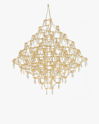 WOMO Large Sculptural Crystal Chandelier-WM2201