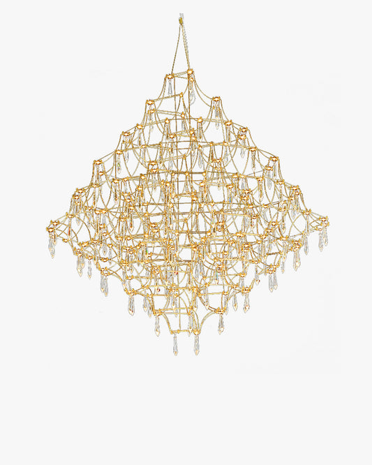 WOMO Large Sculptural Crystal Chandelier-WM2201