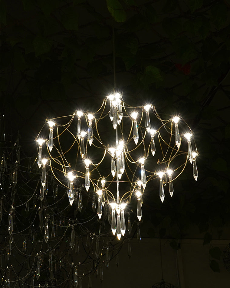 WOMO Large Sculptural Crystal Chandelier-WM2201