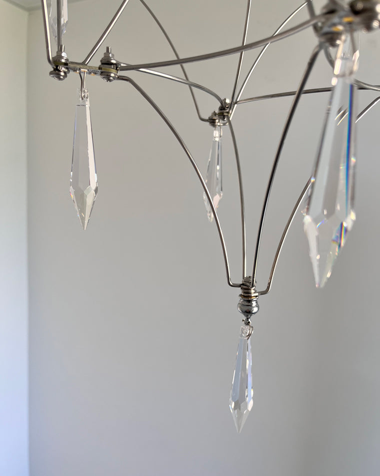 WOMO Large Sculptural Crystal Chandelier-WM2201