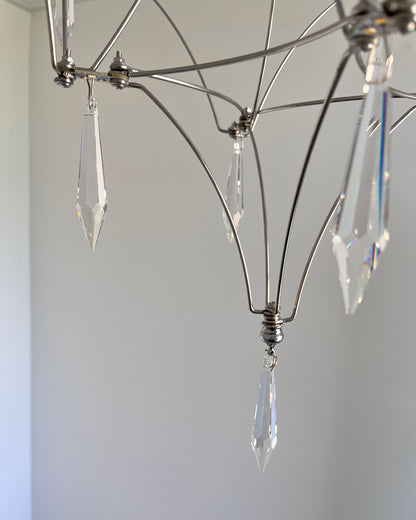 WOMO Large Sculptural Crystal Chandelier-WM2201