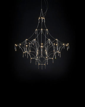 WOMO Large Sculptural Crystal Chandelier-WM2201