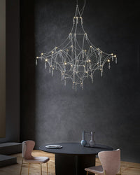 WOMO Large Sculptural Crystal Chandelier-WM2201