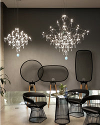 WOMO Large Sculptural Crystal Chandelier-WM2201