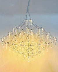 WOMO Large Sculptural Crystal Chandelier-WM2201