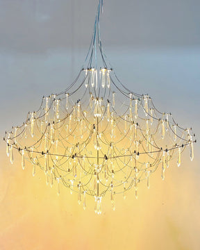 WOMO Large Sculptural Crystal Chandelier-WM2201