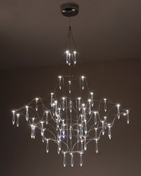 WOMO Large Sculptural Crystal Chandelier-WM2201