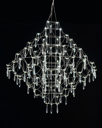 WOMO Large Sculptural Crystal Chandelier-WM2201