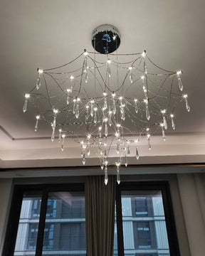 WOMO Large Sculptural Crystal Chandelier-WM2201