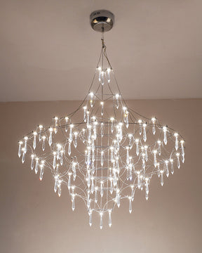 WOMO Large Sculptural Crystal Chandelier-WM2201