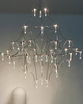 WOMO Large Sculptural Crystal Chandelier-WM2201