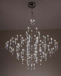 WOMO Large Sculptural Crystal Chandelier-WM2201