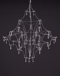 WOMO Large Sculptural Crystal Chandelier-WM2201